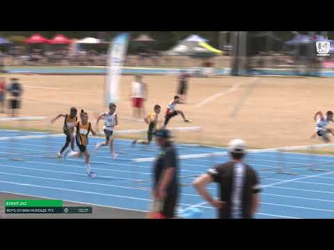 Boys U11 80m Hurdles Timed Final 3 : 2024-25 State Track and Field Championships