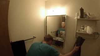 Ghost in mirror.