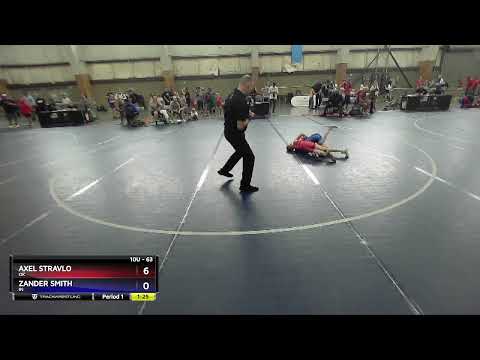 63 Lbs Quarterfinal - Axel Stravlo, OK Vs Zander Smith, IN Dbb0