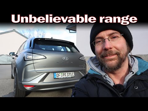 Hyundai Nexo Hydrogen Fuel cell - Country and City Mix range test