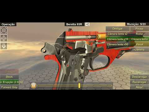 How Beretta 93R auto works