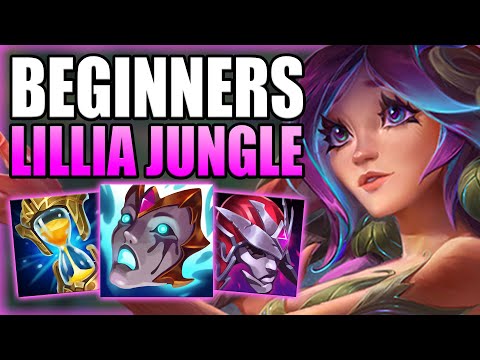 HOW TO PLAY LILLIA JUNGLE & CARRY FOR BEGINNERS IN S12! Best Build/Runes S+ Guide League of Legends