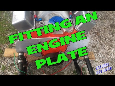 Fitting an engine plate
