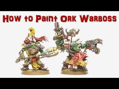 How to Paint Grukk Face Rippa Ork Warboss