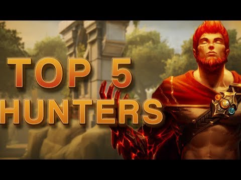 CURRENT Top 5 HUNTERS! - Smite