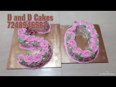 50 number cake @ D and D Cakes .7248946582