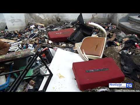 2017-11-08 PRATO - SGOMBERATA VILLA OCCUPATA DA SBANDATI E SENZATETTO