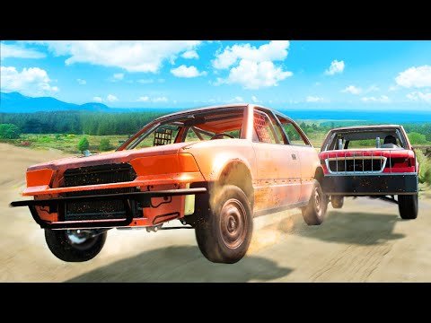 The *FUNNIEST* Demolition Derby in BeamNG Multiplayer!