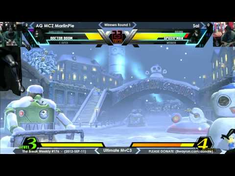 The Break #176   UMvC3 W1   AG MCZ MarlinPie VS Sai