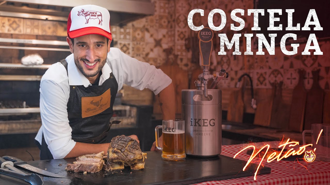 Costela Minga na Churrasqueira! | Netão! Bom Beef #111