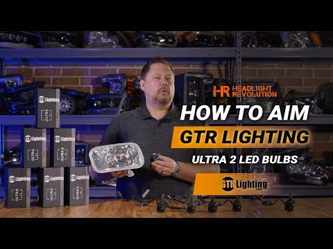 How to Aim, Adjust and Align GTR Lighting Ultra 2 LED Bulbs - Clock the LED Chips Inside the Housing