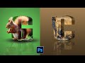 3D Letter Manipulation Best Photoshop Tutorial For Beginner 2024