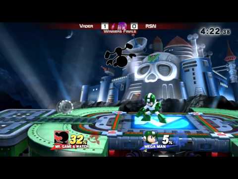 Quest for Salt Smash 4 Winners Finals: Vader (G&W) vs RSN (Megaman) 12/19/15