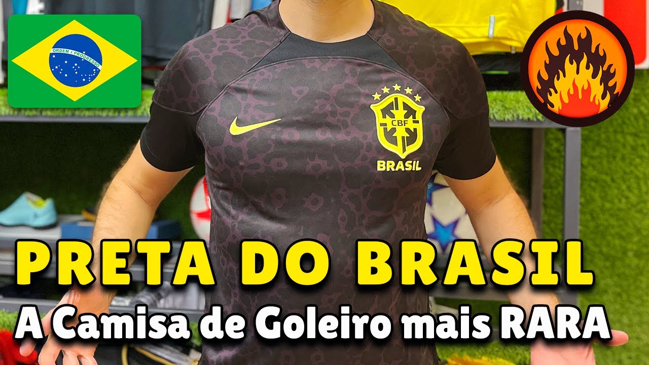 Watch Now Camisa PRETA de Goleiro do BRASIL 🇧🇷 Camisa PRETA de Goleiro do BRASIL 🇧🇷