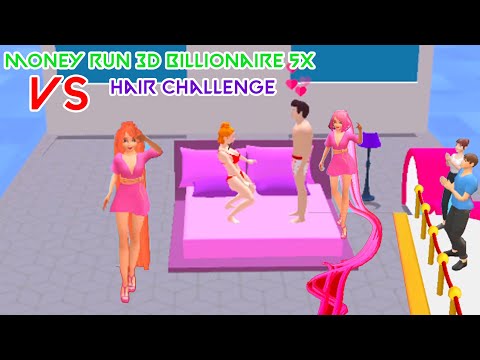 Money Run 3d Billionaire 5x Perfect Love vs Hair Challenge
