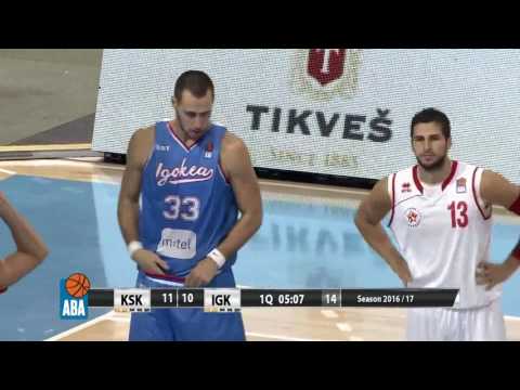 ABA Liga 2016/17, Round 2 match: Karpoš Sokoli - Igokea (5.10.2016)