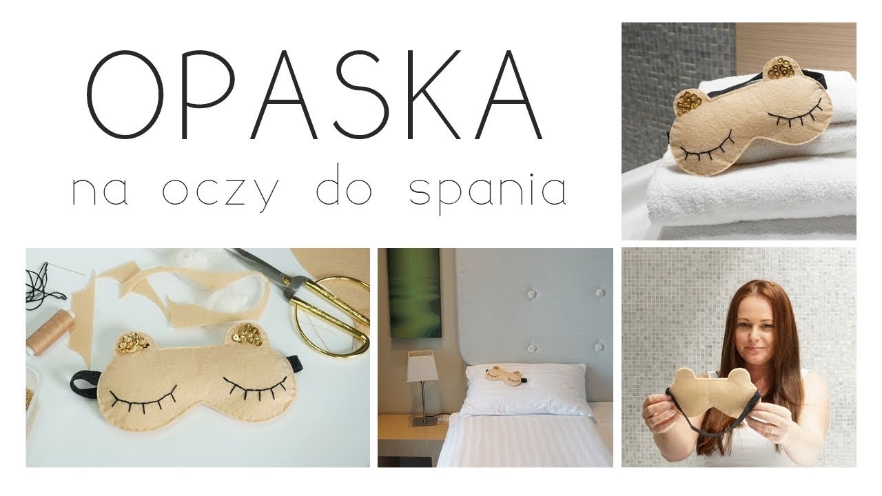 Opaska na oczy | #DIY 30 | HAART #filc