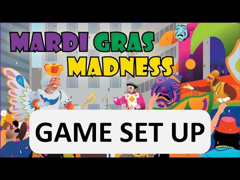 How To Setup Mardi Gras Madness Board Game