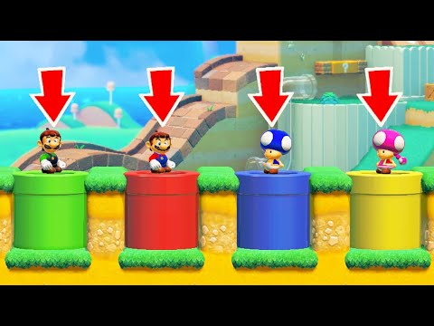 Super Mario Maker 2 - Online Multiplayer Versus #49 (4 Players)