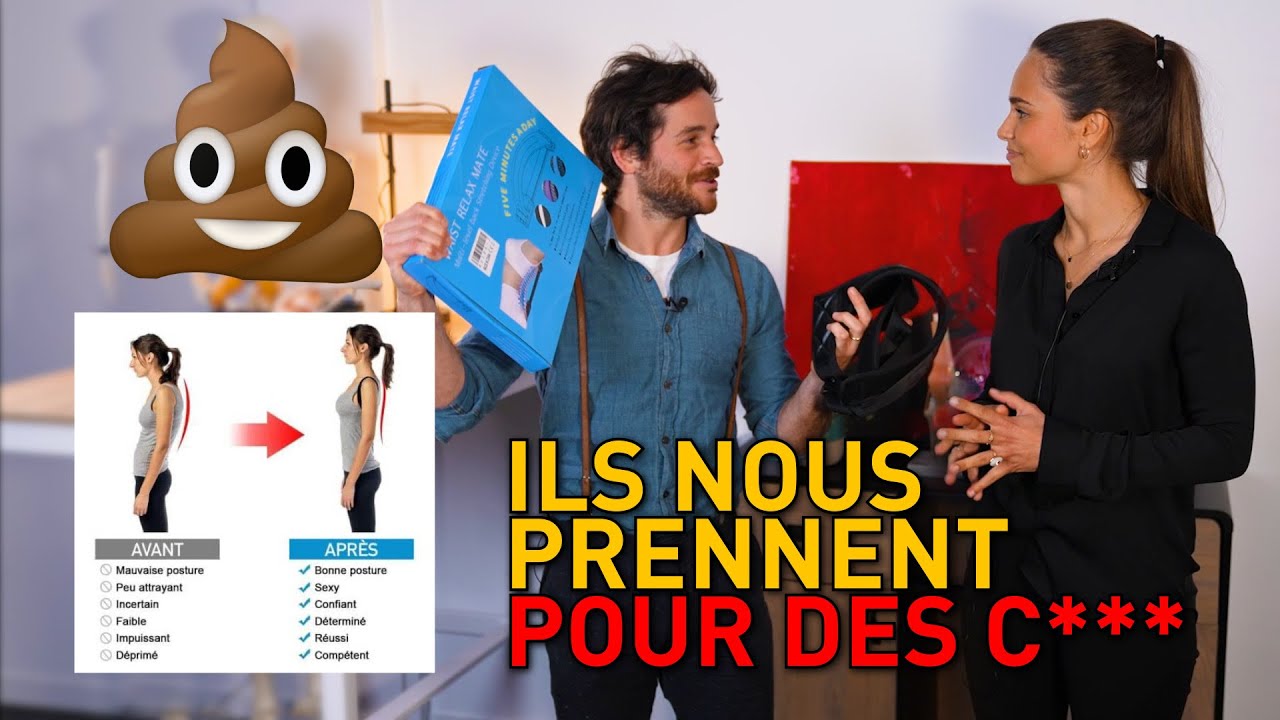 Ce correcteur de posture est DANGEREUX 😱 ( et pourtant des influencers vous le vendent ! )