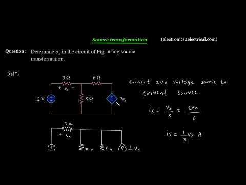 Source transformation 11 | Electrical Engineering