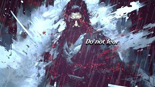 Epic symphonic music, a force so grand, banishes fear without a trace