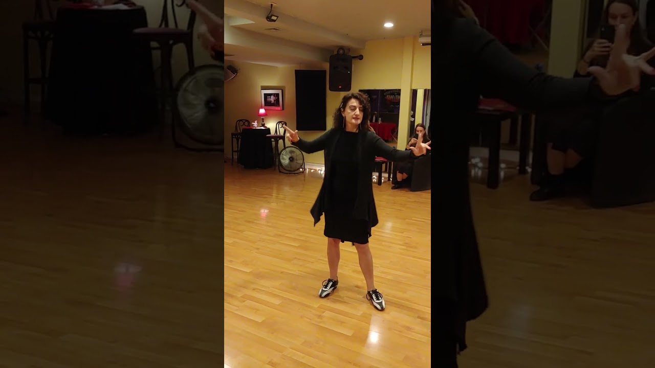 Maria Olivera, workshop summary: La Milonga (milonga -traspie).