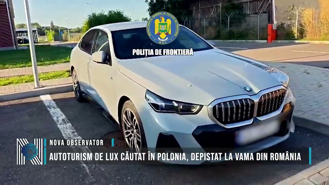 Autoturism de lux căutat în polonia, depistat la vama din România