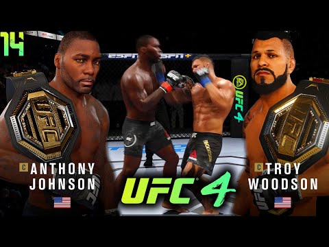 EA Sports UFC 4 Career Mode EP. 14 - Super Fight Against Anthony Johnson! UFC 4 Gameplay
