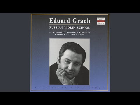 Valse-scherzo, Op. 34 (arr. for violin and piano)