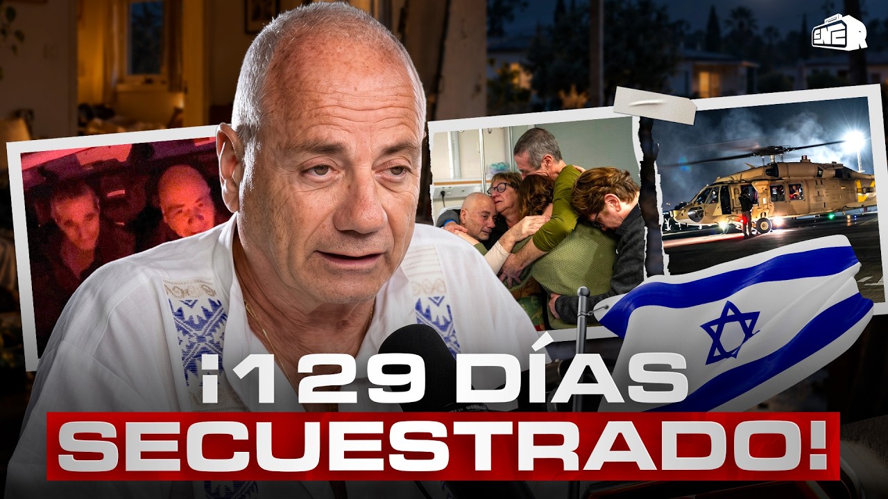 ¡129 DÍAS SECUESTRADO! TESTIMONIO ATERRADOR DE SOBREVIVENTE DE ATAQUES 7 DE OCTUBRE