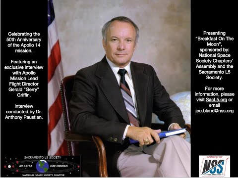 Apollo 14 50th year annivesary with flight director Gerald Griffin