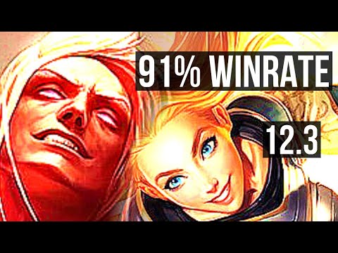 VLADIMIR vs LUX (MID) (DEFEAT) | 91% winrate, 8/2/4, Godlike, Rank 11 Vlad | BR Grandmaster | 12.3