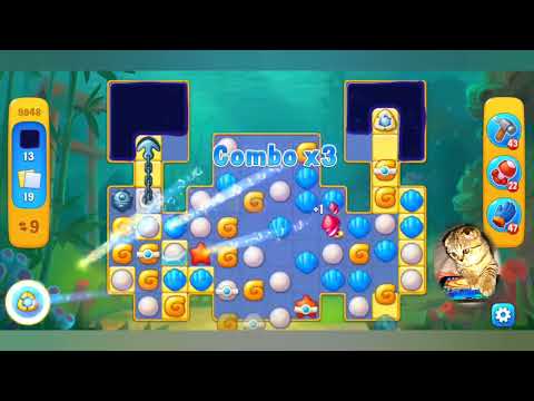 Fishdom 2022, no Boosters,   9848   level  -  прохождение без бустеров,   9848  уровень.