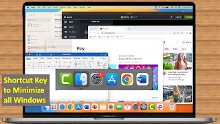 Shortcut Key to Minimize/Hide All Windows in MacBook (100% Works)