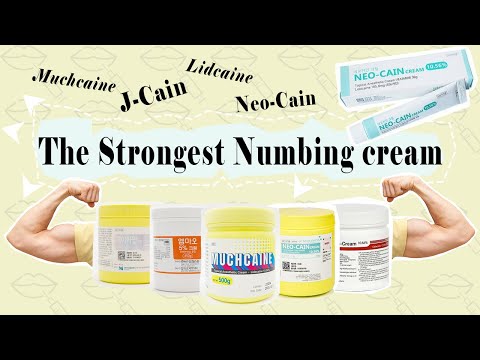The Strongest Numbing Cream | Lidocaine, Neo-Cain, Muchcaine, J-Cain