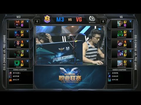 LPL VG vs M3 Game 2 Highlights (LPL Spring 2015)