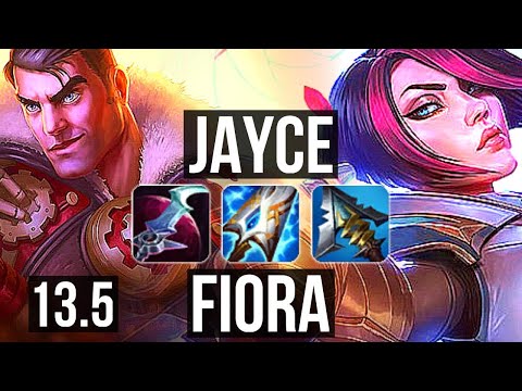JAYCE vs FIORA (TOP) | Rank 3 Jayce, Dominating | TR Grandmaster | 13.5