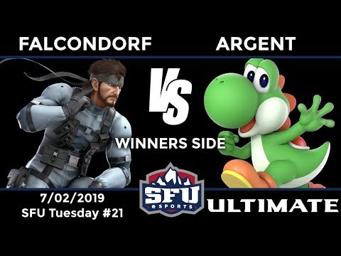 SFU Ultimate #21: WR2 - Falcondorf (Snake) vs Argent (Yoshi)