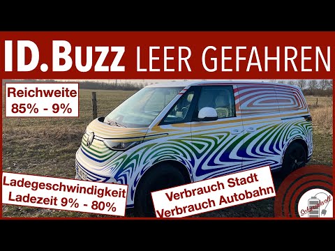 Testfahrt im ID. Buzz - Reichweite, Verbrauch und Ladegeschwindigkeit