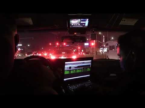 LAPD Respond Code 3 to Shooting