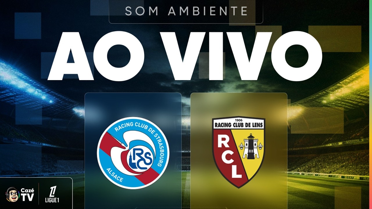 JOGO COMPLETO (SOM AMBIENTE): STRASBOURG X LENS | LIGUE 1 2025/2026 | 24ª RODADA
