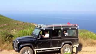 preview picture of video 'Land Rover Defender 110 Corsica Pietracorbara Corse 2013 La Pedina 2'