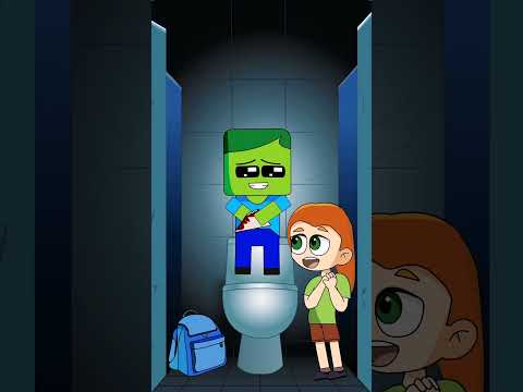 Give me candy / Baby Alex & Zombie Monster - animation minecraft #shorts
