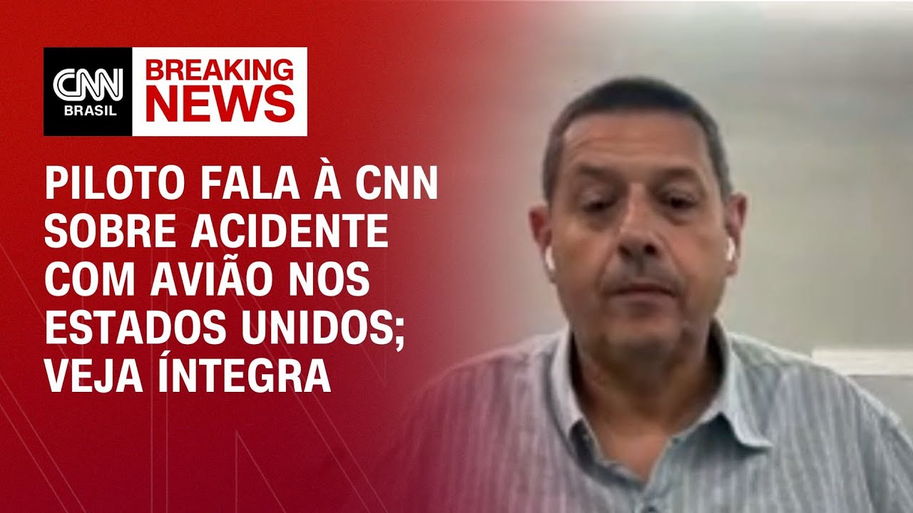Piloto fala à CNN sobre acidente com avião nos Estados Unidos; veja íntegra | CNN NOVO DIA