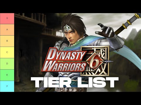 Ranking all 42 characters in Dynasty Warriors 6