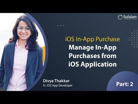 iOS In-App Purchases Tutorial - Managing In-App Purchases | Part-2 | Sufalam Technologies