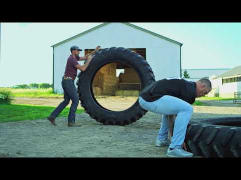 Land O'Lakes Farm Bowl: Kyle Rudolph vs. A Tire