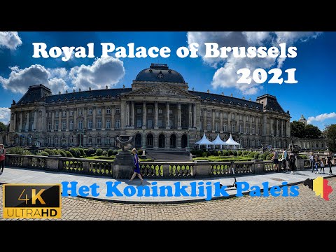 🇧🇪 Royal Palace Brussels (Het Koninklijk Paleis van Brussel) - Belgium Walking Tour 2021- 4K 60fps