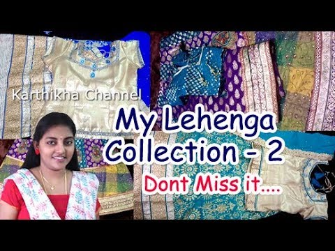 My Lehenga Collections part 2 - Lehenga & Party wear Collections 2 - Indian Lehenga Stitching Ideas Video